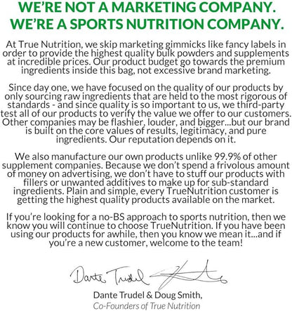 True Nutrition - Creatine Monohydrate Powder - Micronized Creatine Powder - Promotes Lean Muscle Growth, Muscular Strength, and Workout Intensity - Pre Workout and Post Workout Supplement (500 g)