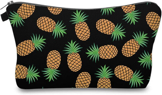 Cute Travel Makeup Bag Cosmetic Bag Small Pouch Gift for Women (Pineapple)
