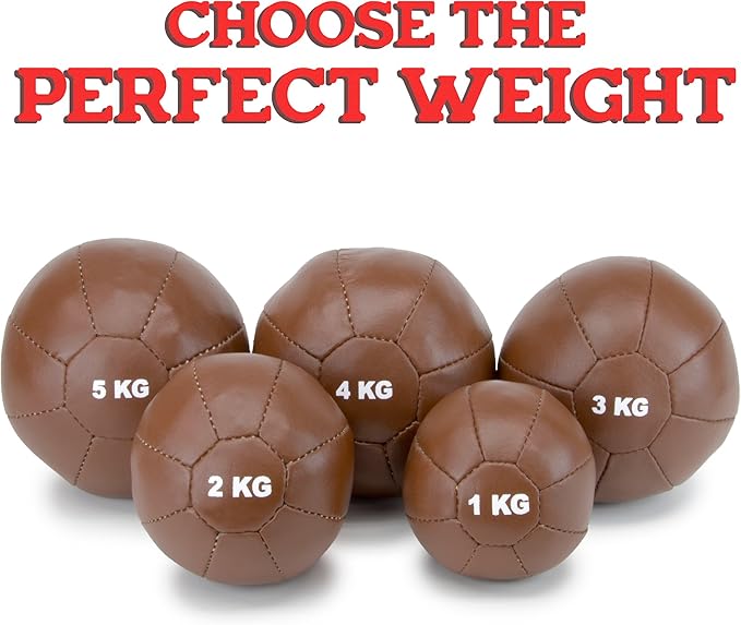 Crown Sporting Goods Vintage Soft Touch Leather Weighted