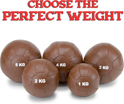 Crown Sporting Goods Vintage Soft Touch Leather Weighted