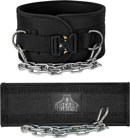 Bear Grips Dip Belt for Weight Lifting 8mm Padded