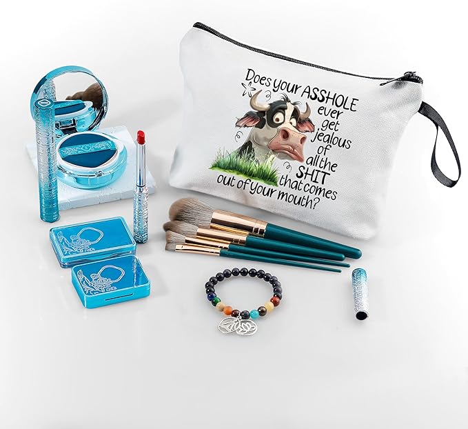 Funny Gifts for Women,Gag Gifts,Birthday Gifts for Sister From Sister,Cosmetic Bag for Purse,Funny Adult Gifts,Womens Birthday Gifts,Christmas Gifts for Women