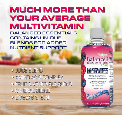 Balanced Essentials Liquid Nutritional Supplement, 32 Ounces - Very Berry