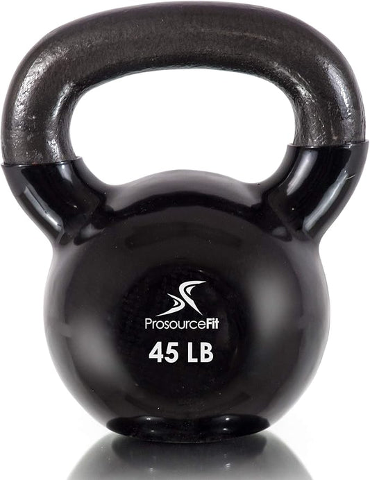 ProsourceFit Vinyl Coated Cast Iron Kettlebells for Full