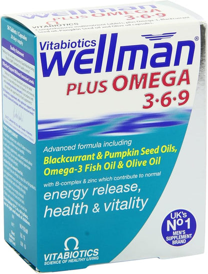 Vitabiotics Ltd Vitabiotics Wellman Plus, 56 Tablets/Capsules