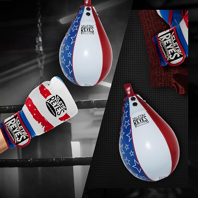CLETO REYES Platform Leather Punching Speed Bag for Boxing, MMA, Muay Thai, Training Equipment