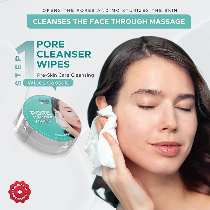 Handy Towel 3-Step Anti-Aging Facial Skin Care Set, Anti Wrinkles Face Kit, Hydrating with Hyaluronic, Propolis Youthful Capsule Skin Care Solution, 3 in 1 Cleanse+Moisturize+Revive Beauty Set