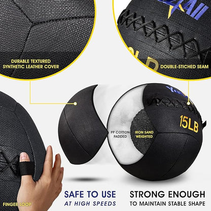 Yes4All Wall Ball 6lbs - 30lbs