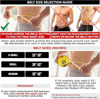 RDX Women Weight Lifting Belt 4” Adjustable Back