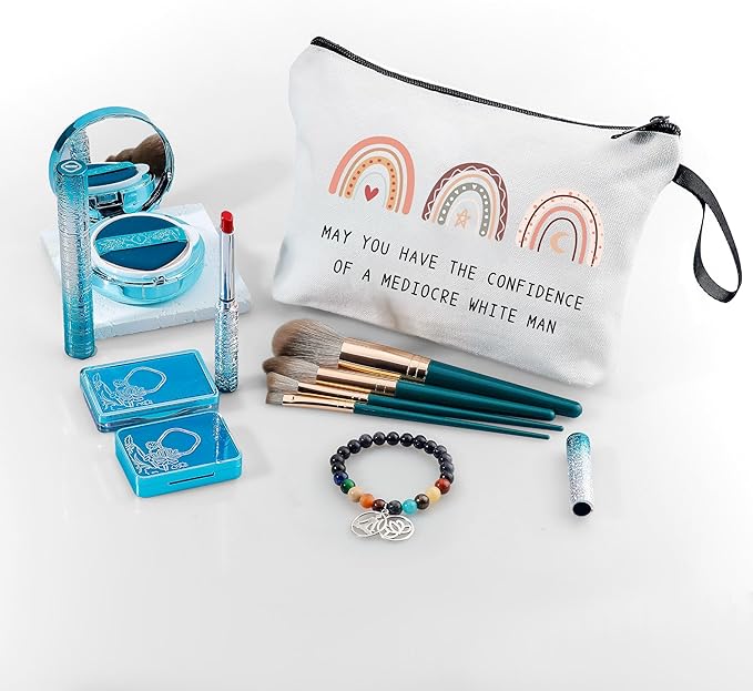Inspirational Thoughtful Quirky Gifts for Her,Intersectional Feminism,Feminist Makeup Bag,Women Gift Ideas,Small Cosmetic Bag