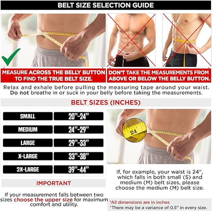 RDX Weight Lifting Belt Gym Exercise Workout 6 inch 10 Adjustable