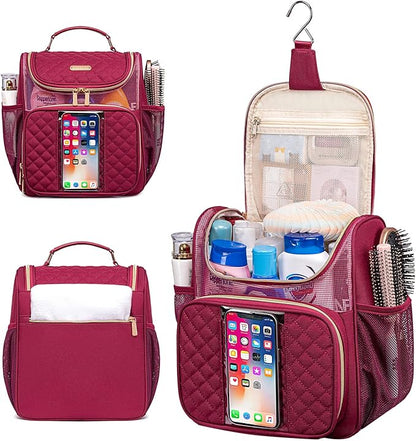 Large Toiletry Bag for Women Men,Portable Shower Caddy For College Dorms,Gym Shower Bag for Women, Quick Dry Hanging Toiletry Bag Bathroom Accessories Bag for Traveling, Camping Essentials