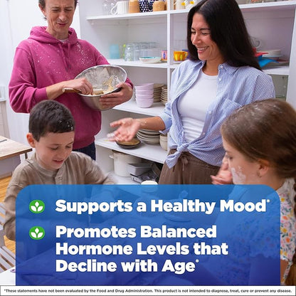 Natrol Mood & Stress DHEA 25mg With Calcium, Dietary Supplement for Balance of Certain Hormone Level and Mood Support, 180 Tablets, 180 Day Supply