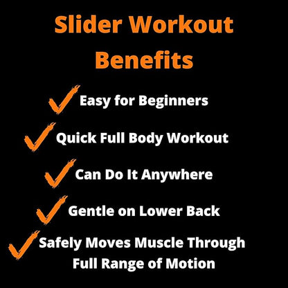 Sliders for Full Body Workout at Home or