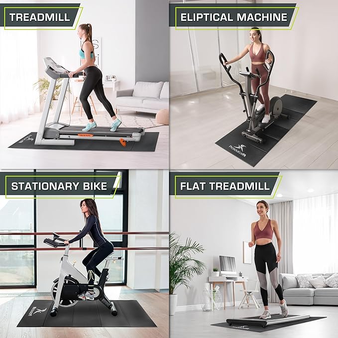 ProsourceFit Exercise Equipment & Treadmill Mat High Density 3 x 6.5-feet