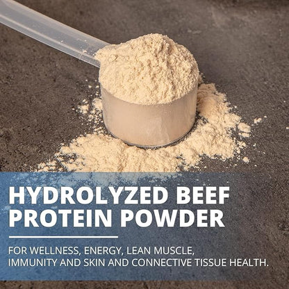 PureClean Protein 25G Organic Grass Fed Beef Bone Broth Protein from Swedish Cattle - Paleo, Keto-Friendly, Gluten-Free, Sugar-Free, Dairy-Free - Enhanced with Collagen Peptides - (4 Bags Unflavored)