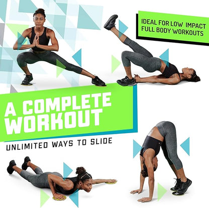 Elite Sportz Core Sliders for Working Out - 2 Compact,