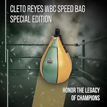 CLETO REYES Platform Leather Punching Speed Bag for Boxing, MMA, Muay Thai, Training Equipment