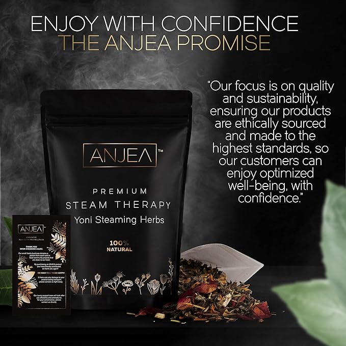 Yoni Steaming Herbs 2 oz (2-4 steams), Vsteam Herbs for Cleansing and Tightening Detox, Natural V Steam Herbs for V Steam Seat Kit, Herbal Sitz Bath Soak, Filter Bags Included