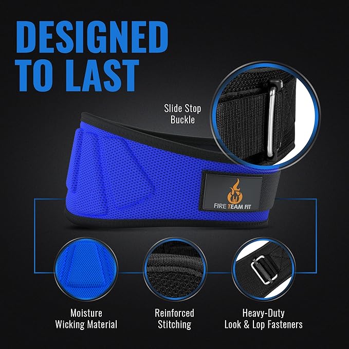Weight Lifting Belt for Men and Women 6 Inch,