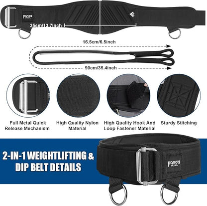 【Design Patents】Weight lifting belt 2-in-1 Weightlifting & Dip