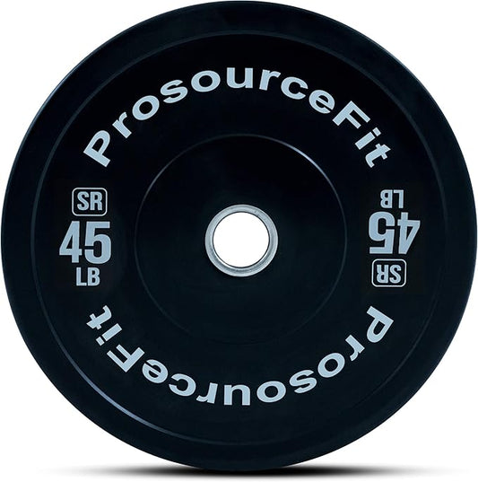 ProsourceFit Solid Rubber Bumper Plates (Sold Individually)
