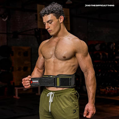 DMoose Weight Lifting Belt for Men & Women 2 in 1 Adjustable 4" 6" 6" Width