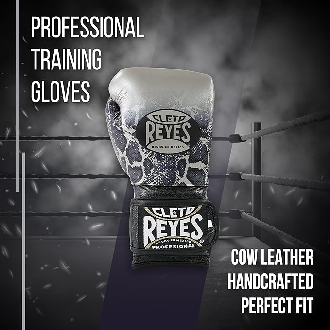 CLETO REYES Training Gloves with Leather Strap & Attached Thumb and Hook & Loop Closure