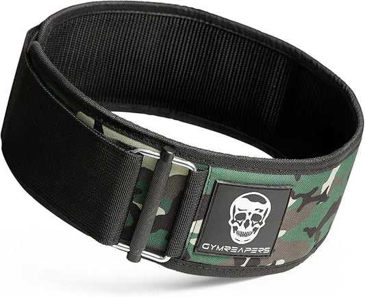 Gymreapers Quick Locking Weightlifting Belt for Bodybuilding 4 Inch