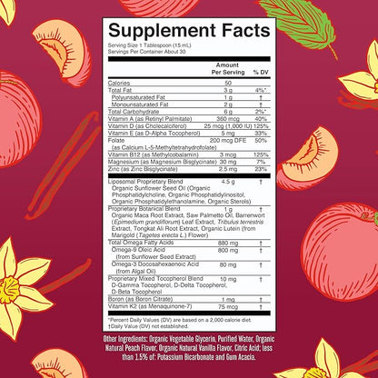 MaryRuth Organics Men's 40+ Multivitamin Liposomal with Hormonal Support | Ultra Absorption | Immune Support | Energy Supplement for Men | Non-GMO | Vegan | 15.22oz