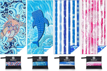 Microfiber Lightweight Beach Towel Sand Free Quick Dry