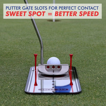 EyeLine Golf Putting Alignment Mirror, Portable Practice Putting Trainer Aid, As Seen on PGA Tour, Made in USA, Use Outdoors or on Indoor Putting mat
