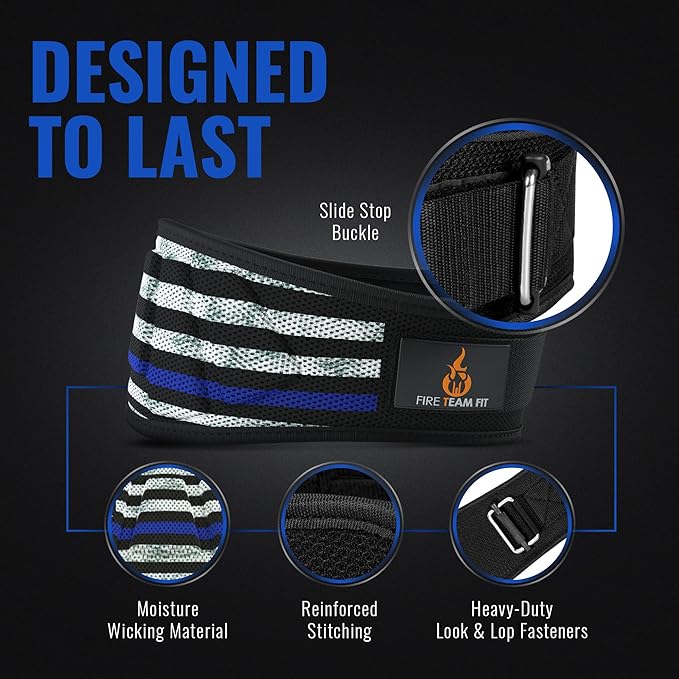 Weight Lifting Belt for Men and Women 6 Inch,