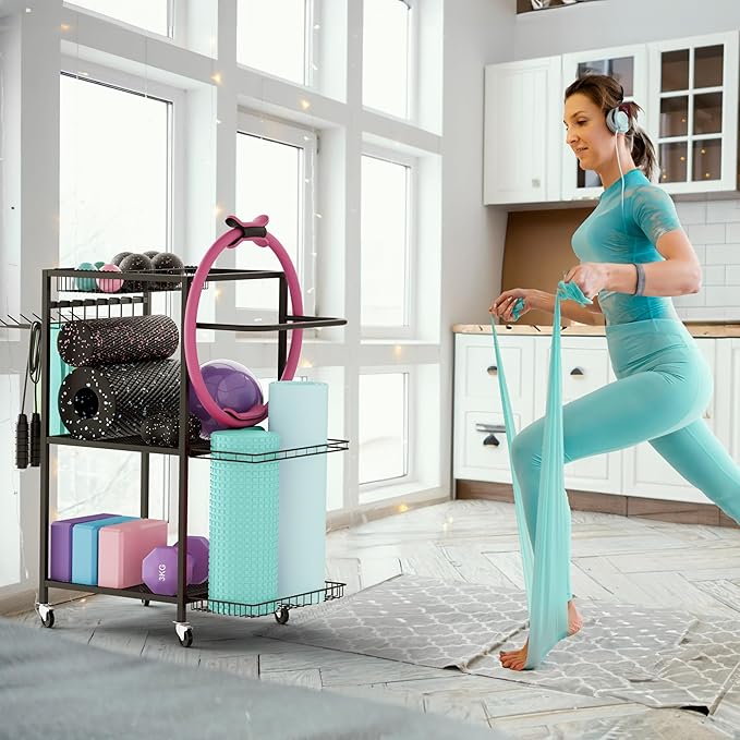 Home Gym Workout Equipment Storage system - Ideal