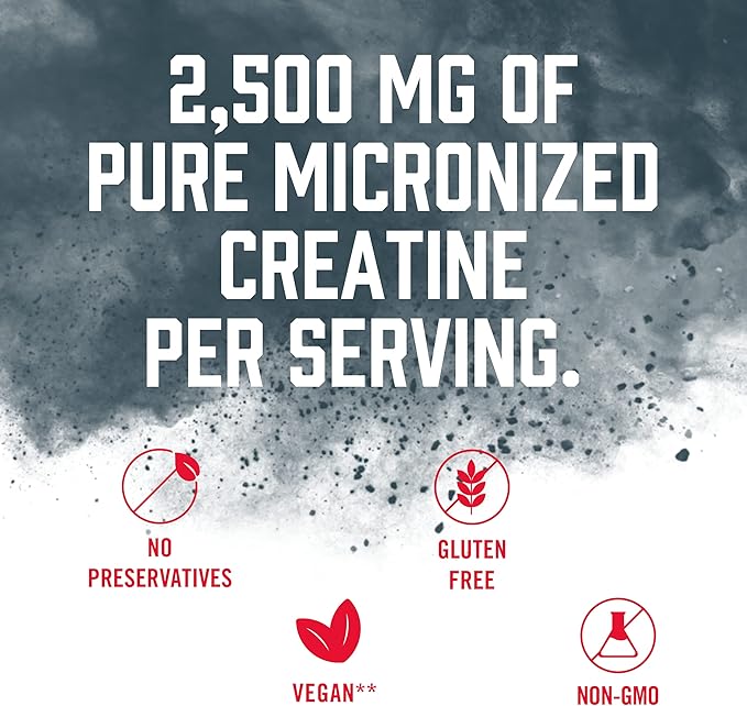 BioSteel Micronized Creatine Monohydrate Powder - 72 Servings, Unflavored, Pure Muscle Builder