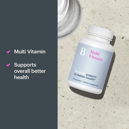 Bonafide Essentials Multi Vitamin for Better Health – Daily Multivitamin for Women – 30 Capsules (1-Month Supply)