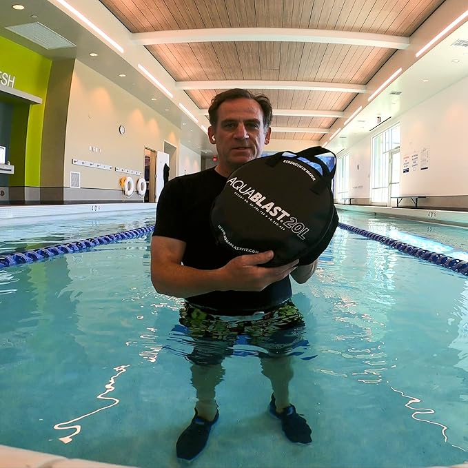 AquaBLAST Portable Fitness and Punching Bag for Swimming 30 Seconds