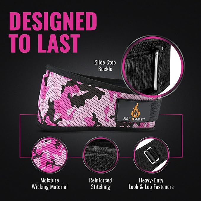 Weight Lifting Belt for Men and Women 6 Inch,