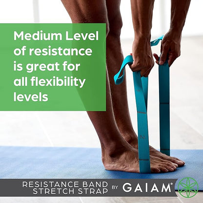 Gaiam Restore Resistance Band Stretching Strap - Stretch