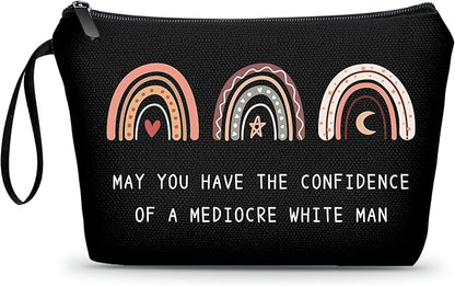 Inspirational Motivational Empowerment Feminist Gifts for Women Female Feminist Cosmetic Makeup Pouch Bag