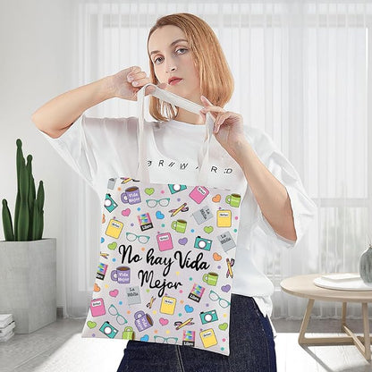 WZMPA JW Pioneer Cosmetic Makeup Bag JW Spanish Pioneer Gifts No Hay Vida Mejor Zipper Pouch Bag For Women Girls (No Hay Vida TG)