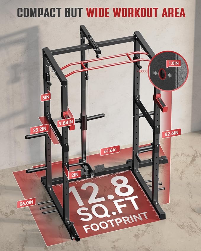 Sportsroyals Power Cage 1600lbs Multi-Function