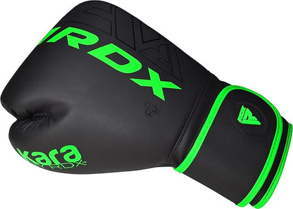 RDX Kids Punching Bag 2FT with Punch Gloves, Unfilled Boxing Set, Non Tear Maya Hide Leather Junior Hanging Bag, Kickboxing MMA Grappling Muay Thai Karate Taekwondo BJJ Training