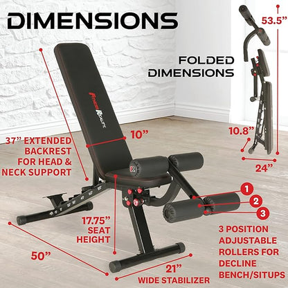 Fitness Reality 2000 Super Max XL - Adjustable 850 Pound