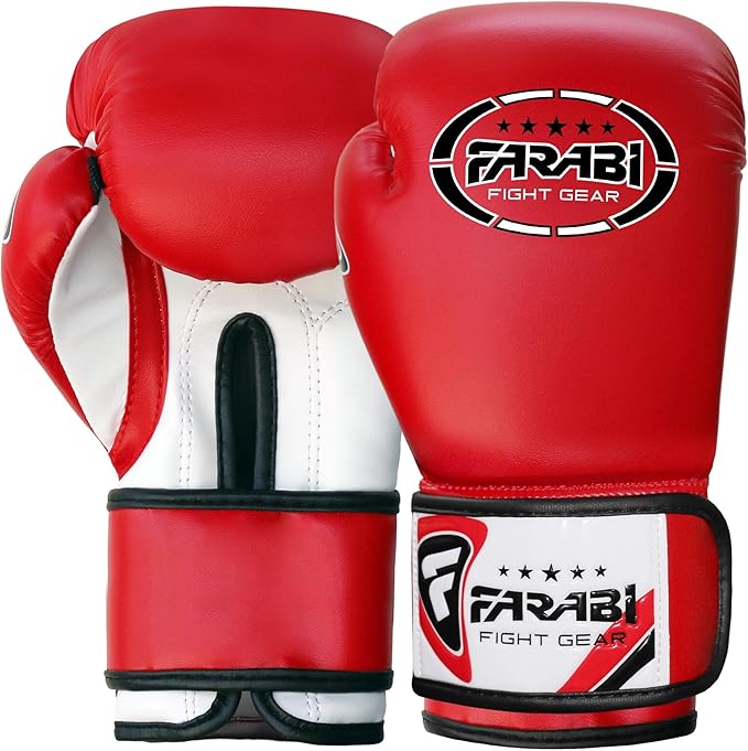 Farabi Sports Kids Boxing Gloves 4, 6, 8-oz Boxing Gloves for Kids Junior Boxing Gloves Youth Boxing Gloves Boys and Girls Boxing Training Gloves for MMA Muay Thai & Punching Bag