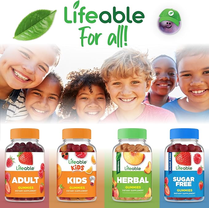 Iron Supplements for Kids | 10mg | with Vitamin C | Great Tasting Iron Gummies for Kids | Vegan Non GMO Kids Iron | for Immune Health and Iron Deficiency | 90 Gummies | Lifeable