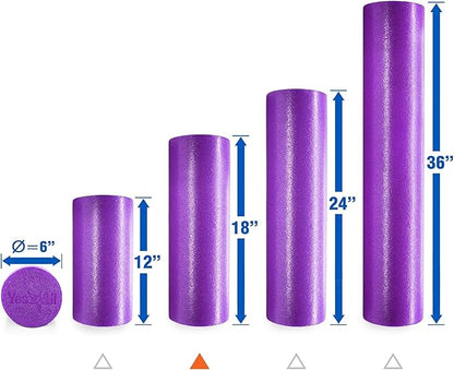 Yes4All Soft-Density Round PE 12/18/ 24/36 inch Foam