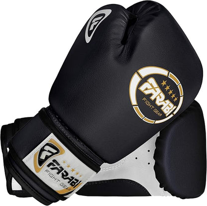 Farabi Sports Kids Boxing Gloves 4, 6, 8-oz Boxing Gloves for Kids Junior Boxing Gloves Youth Boxing Gloves Boys and Girls Boxing Training Gloves for MMA Muay Thai & Punching Bag