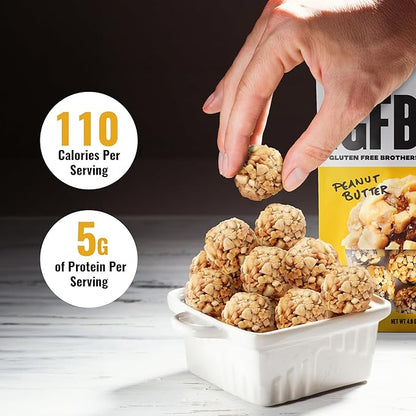 The Gluten Free Brothers Gluten Free Protein Bites Variety Pack – Non GMO, Soy Free, Vegan – Snack Size Plant Based Protein Energy Balls, 4 oz (4 Count)
