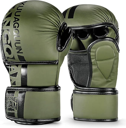 MMA Gloves Open Palm Sparring & Grappling Mitts,Martial Arts for Men & Women,Combat Sports,MMA, Boxing, Muay Thai, Kickboxing